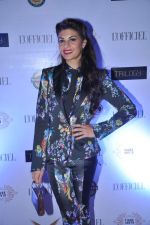Jacqueline Fernandez at the relaunch of L_Officiel magazine in Trilogy, Mumbai on 16th Oct 2013